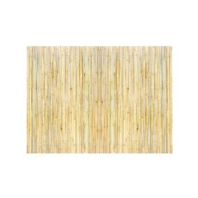 Natural Rolled Bamboo Fence, Eco-Friendly Bamboo Privacy Fence 4 ft H x 6 ft L x 0.75 in D. , Decorative Bamboo Privacy Screen for Garden, Backya